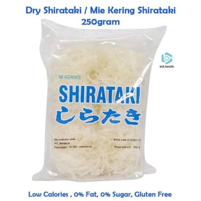 

Dried Mi Shirataki Kering 250 gr