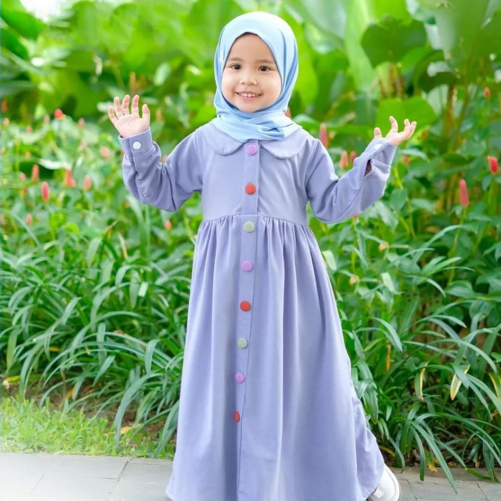 ZEA KIDS MAXI IK ITY CRAPE 4 6 Tahun LD 66 CM PB 92 CM DAPAT GAMIS ANAK FULL KANCING BAJU KIDS KEKINIAN TERBARU 2022