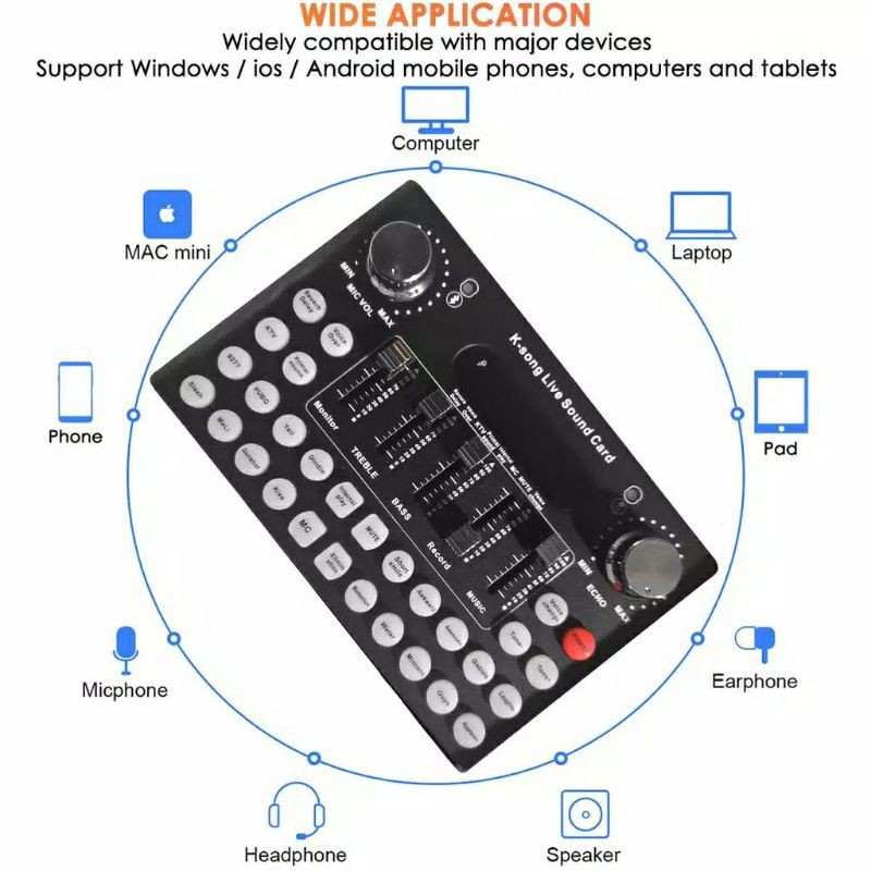 SOUNDCARD BROADCAST F8/F9 / LIVE MIXER F8 F9 PROFESSIONAL EXTERNAL AUDIO USB / SOUND CARD F8/F9/ SOUND CARD F007 / MIXER F007 / SOUNDCARD F007