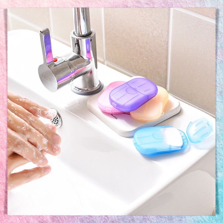 Sabun Cuci Tangan Kertas Mini Travel Disposable Paper Hand Soap | Sabun Tangan | Sabun Kertas