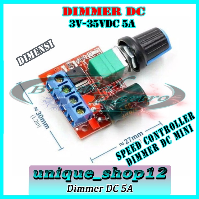 Dimmer Dc Mini 3V-35V 5A