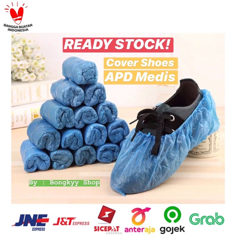 Cover Shoe APD / Disposable Cover Shoe / pelindung Sepatu medis klinik industri (WATERPROOF)
