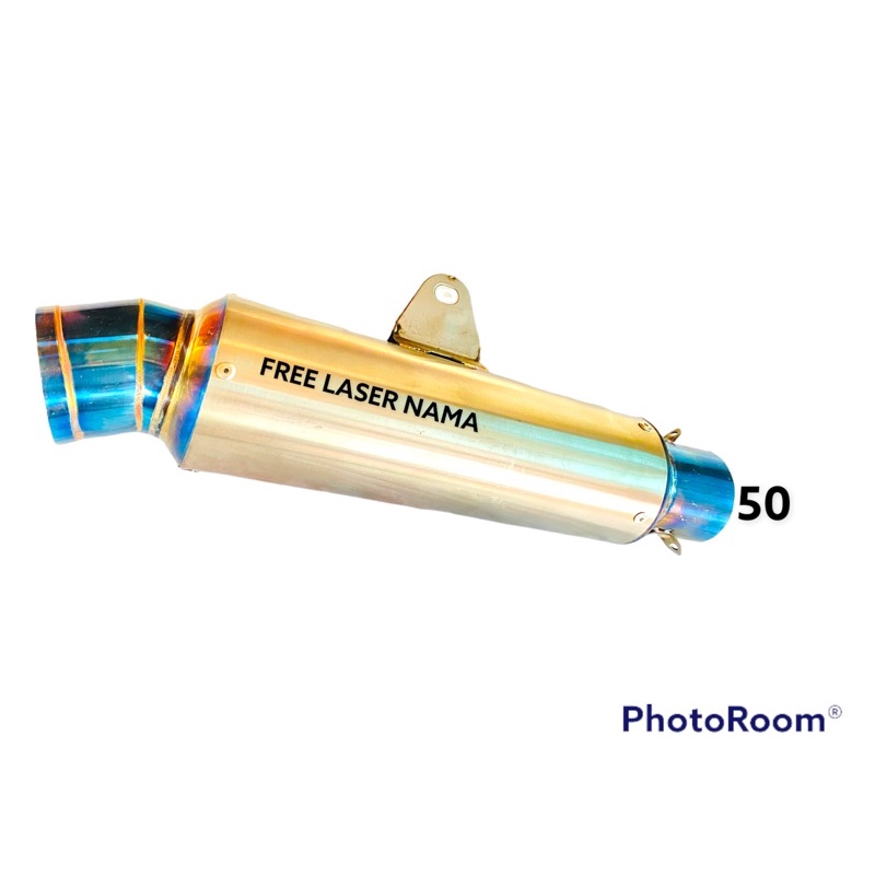 KNALPOT CJDW POLOS FREE LASER NAMA