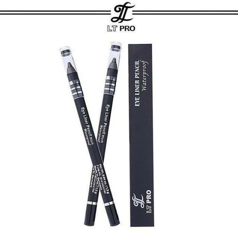 LT PRO EYELINER PENCIL WATERPROOF BLACK AND WHITE / EYE LINER HITAM PUTIH