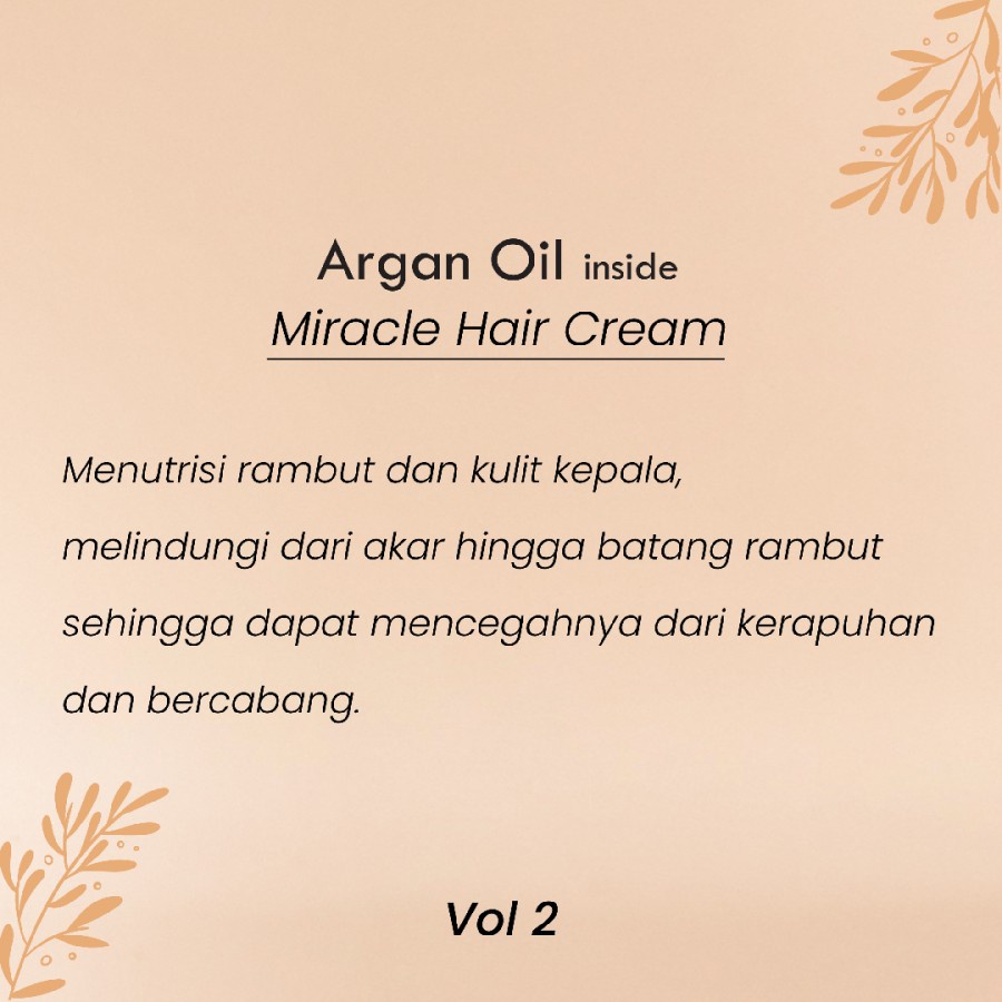 Deviti Miracle Hair Cream Vol 2 Perawatan Rambut Normal to Damage