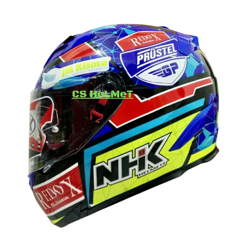 HELM NHK RX9 JAKUB / NHK RACER X NINE JACUB KORNFEIL KUBAJZ LIMITED EDITION DOUBLE VISOR FULL FACE O