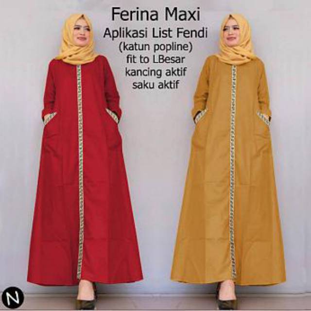 CTN Baju wanita Maxi FERINA 8820