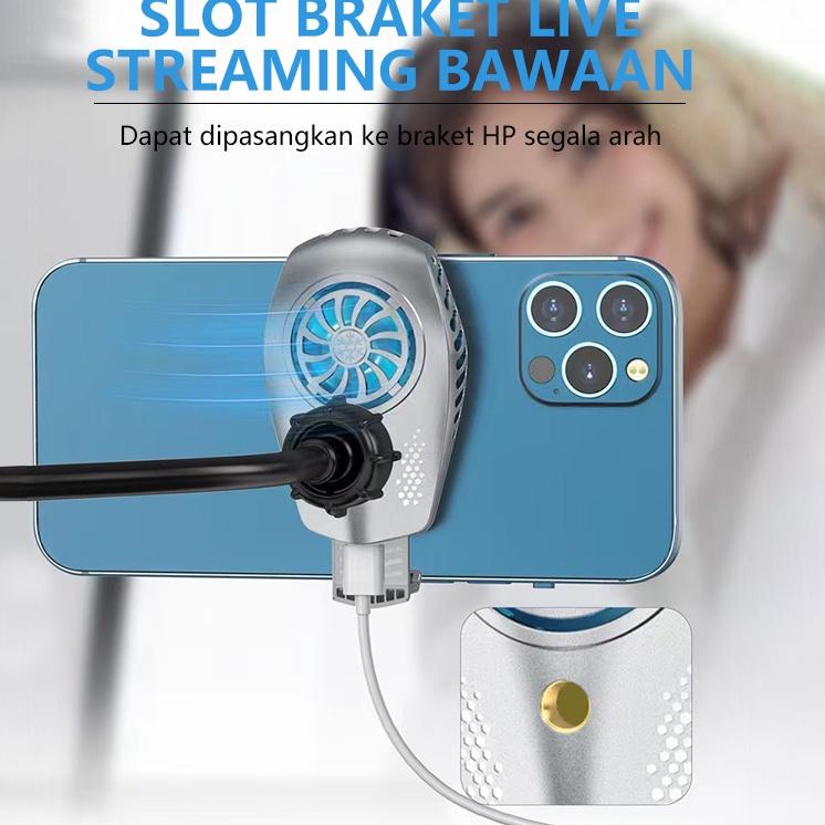 Telah Hadir.. ISKU Fancooler Pendingin Hp Radiator Cooling Pad hp Mobile Radiator Coolingfan Gaming 