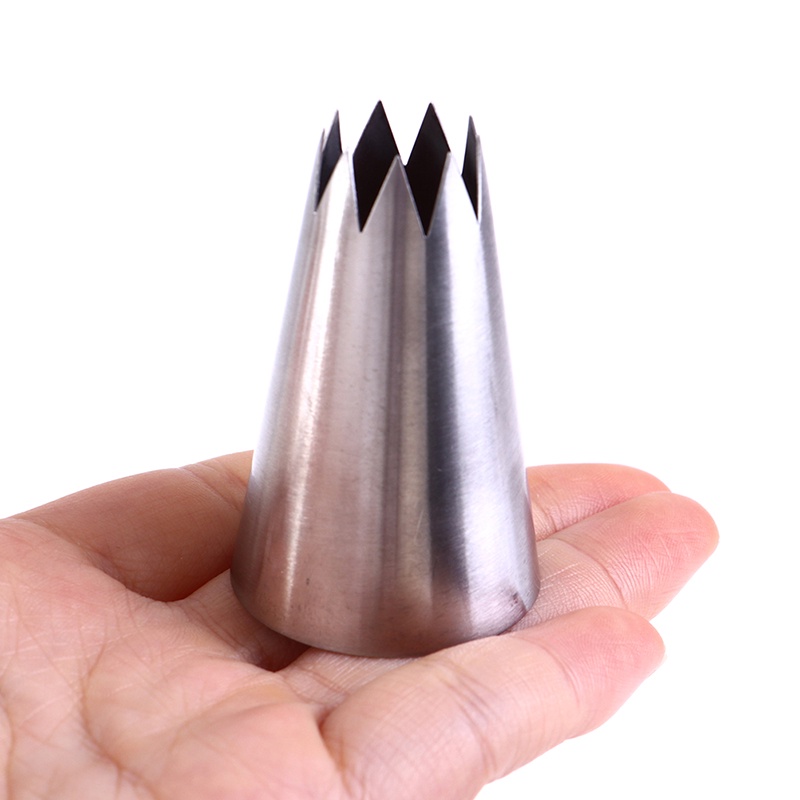 Peralatan Dapur#362 Ujung Mulut Pipa Icing Bahan Stainless Steel Untuk Cupcake