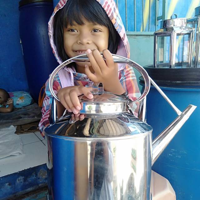 Ceret angkringan stenlis besar tebal 7 liter