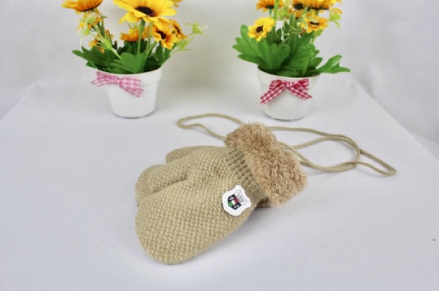 IMPORT MOLLAD Glove Leaf Kids Sarung Tangan Anak Rajut Wool Musim Dingin Winter Glove Leaf