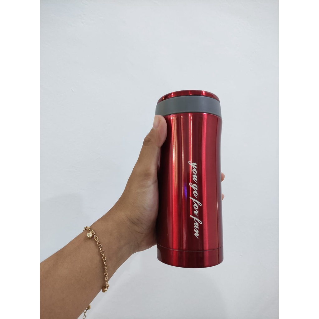 Termos Air Panas stainless Vacuum Flask Botol 350ml