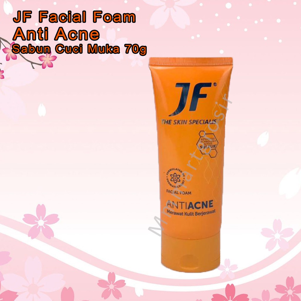 JF Facial Foam / Anti Acne / Sabun pencuci muka / 70g