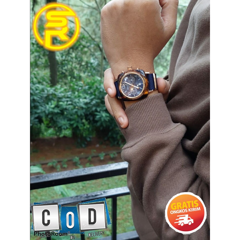 COD - JAM TANGAN KOREA PRIA &amp; WANITA MEWAH CASUAL ELEGANT KEKINIAN (TANGGAL AKTIF)