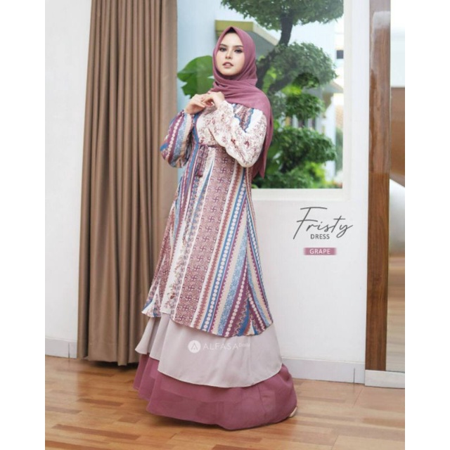 Fristy Dress by Alfasa Daily || Gamis