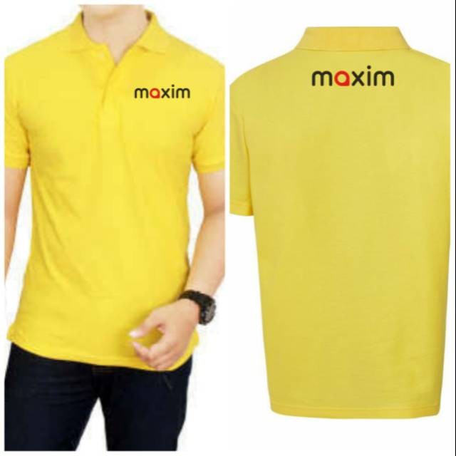 KAOS POLO BAJU PRIA WANITA SHIRT KERAH MAXIM / DISTRO / COD