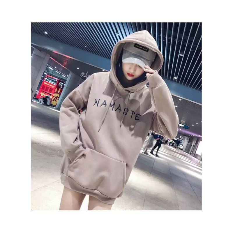 Namaste Mocha Hoodie Fleece