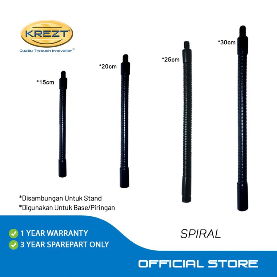 SPIRAL STAND MICROPHONE - 15 CM