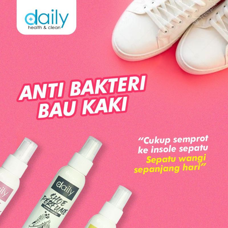 Parfum Sepatu Penghilang Bau Sepatu Alami Terbaik Parfume Sepatu Anti Bakteri Daily Shoe Parfume