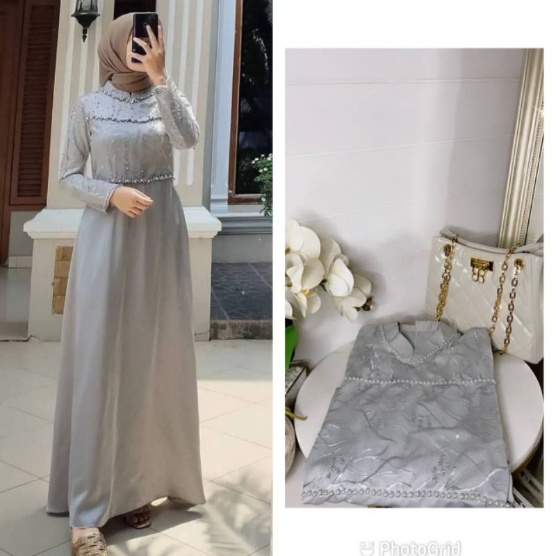 GAMIS MAXMARA MIX BROKAT GAMIS KONDANGAN GAUN PESTA