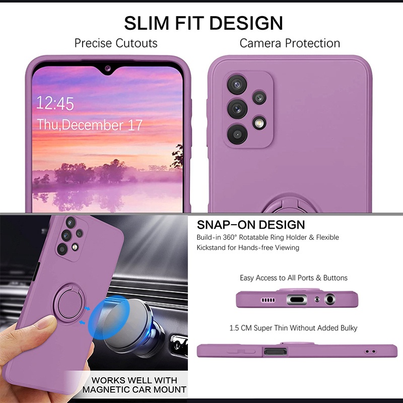 Case Silikon Dengan Ring Magnetik Untuk Oppo Find X2 Find X2 pro Find X3 pro Find X5 pro