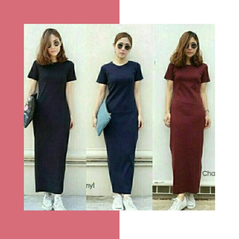 ELSA PLAIN MAXY / TERLARIS MURAH ELSA PLAIN MAXY GAMIS / DRESS PANJANG ELSA POLOS / DRESS ELSA / ELSA PLAIN MAXI