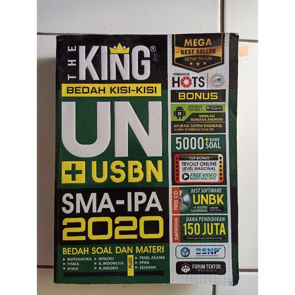 

The KING BANK SOAL UN USBN SMA-IPA 2020 MURAH BEST SELLER