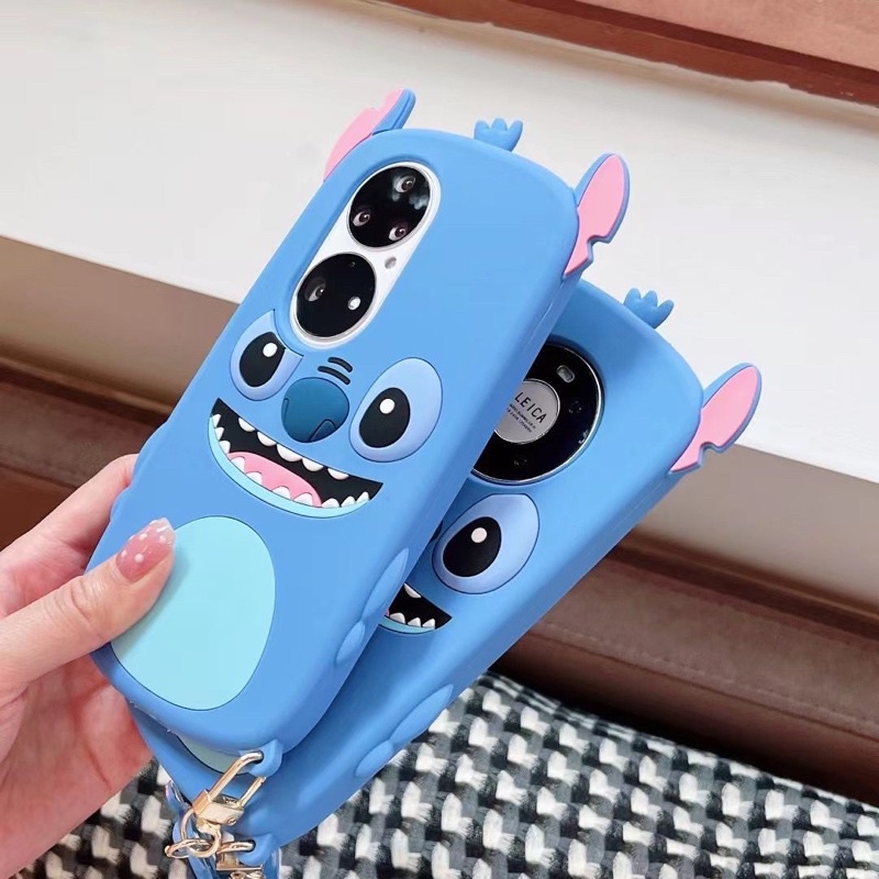 STITCH CASE OPPO A3s F9 A7 A5 A9 2020 RENO 2 3 3pro 4 4pro 5 5pro 6 7 PRO A52 A72 A92 A15 A35 A96