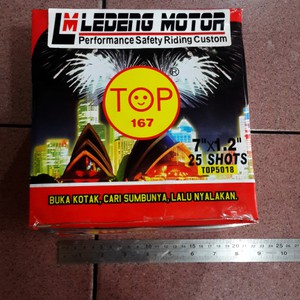 Kembang Api Box 25 shot 1,2 inci Fire Work Cake TOP