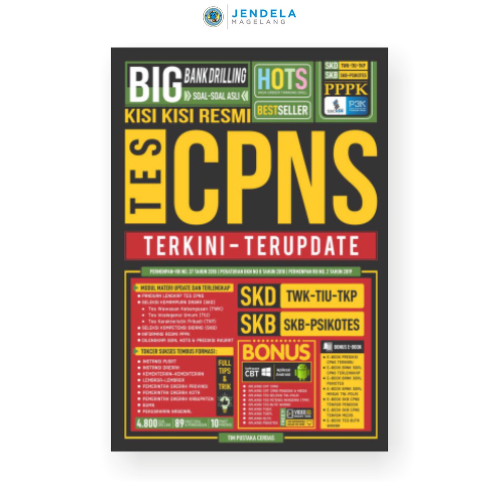 Buku Cpns Kisi Kisi Resmi Tes Cpns Umum 2021 2022 Terkini Terupdate Terbaru Shopee Indonesia