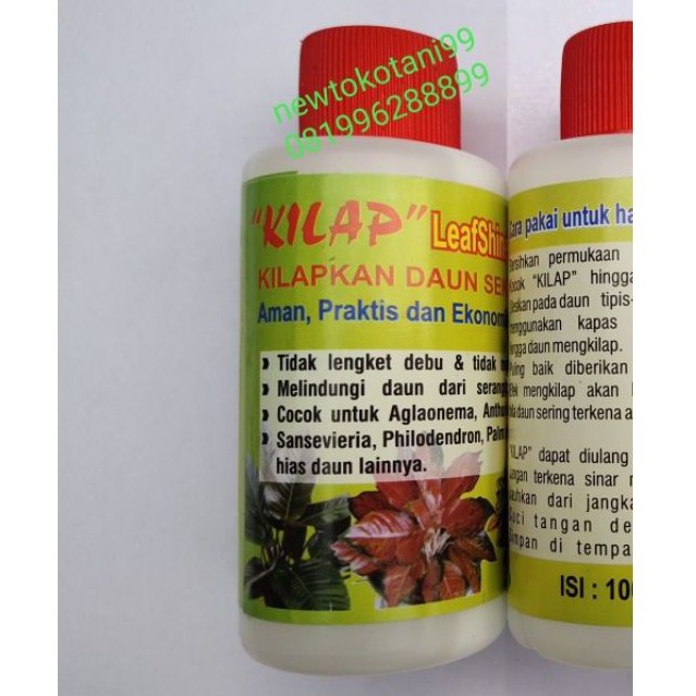 KILAP LEAFSHINE 100 ml oles semir daun kilapkan daun tanaman hias seketika cocok aglonema kilap leaf