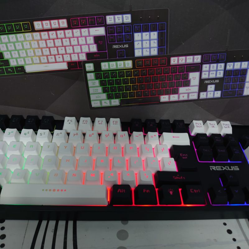 Spesifikasi keyboard Rexus RX-K9E Tipe keyboard : keyboard gaming standar dengan model klasikAnti