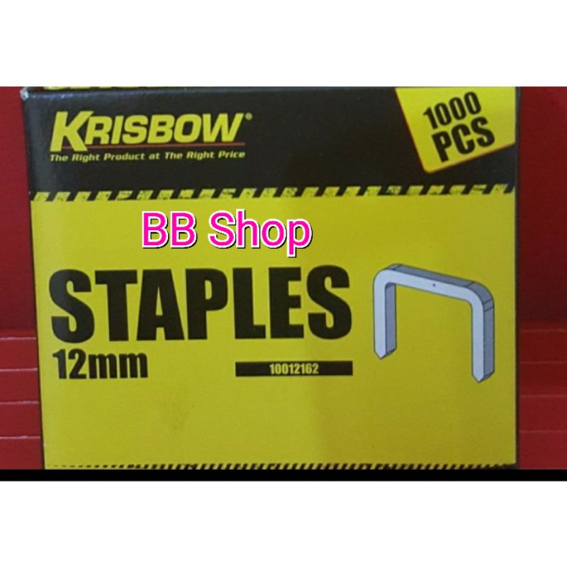 

Krisbow Refil Staples Isi Ulang Staples 12 MM 1000 Pcs