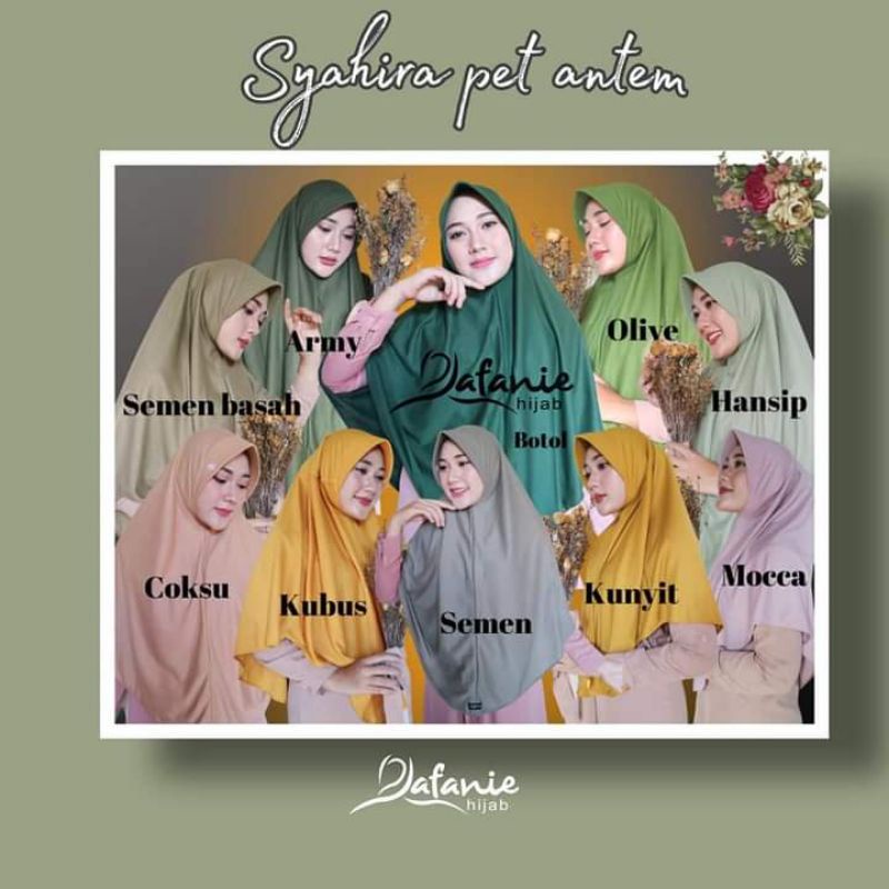 JILBAB ANTEM polos RAFANIE XL ,LL, L-7