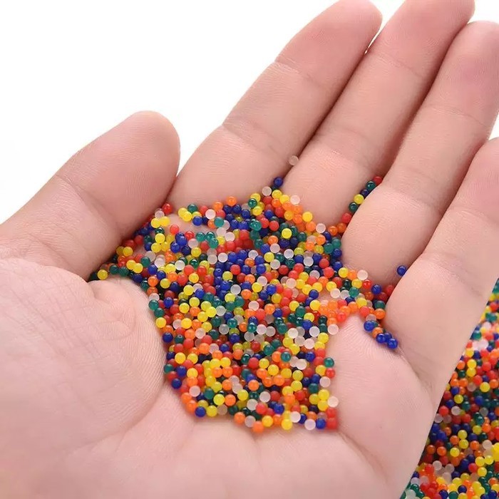 Waterbeads / Hydrogel Multicolor / Mainan anak Animal Rendaman/ Bola Kecil Rendeman [ SACHET ]-2