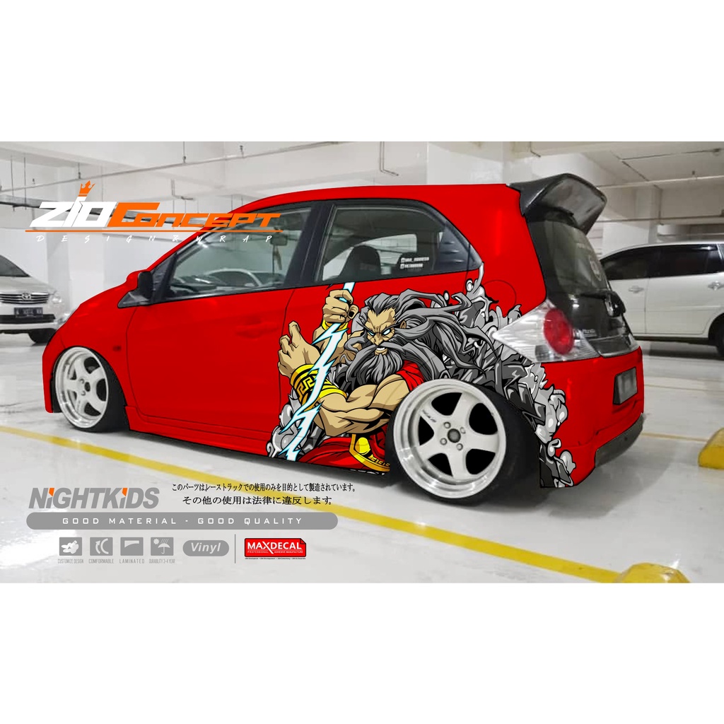 DECAL BRIO ZEUS STIKER BRIO