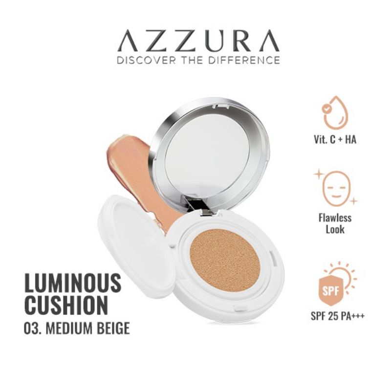 Azzura Luminous Cushion Flawless Look SPF 25 PA +++