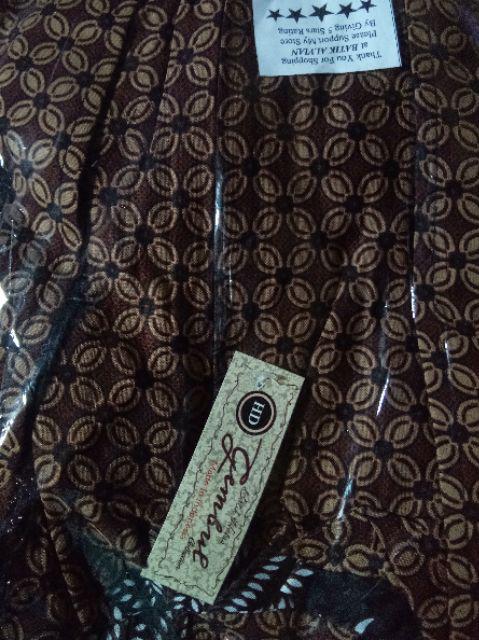Gamis Batik Pekalongan Motif Floral