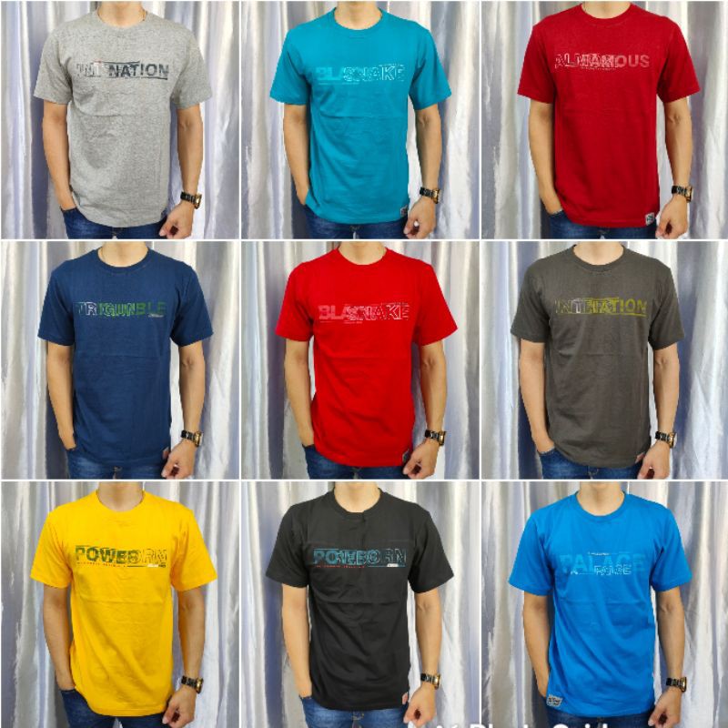 kaos oblong ie'tuna tulisan basic/simple JUMBO uk XXL XXXL XXXXL