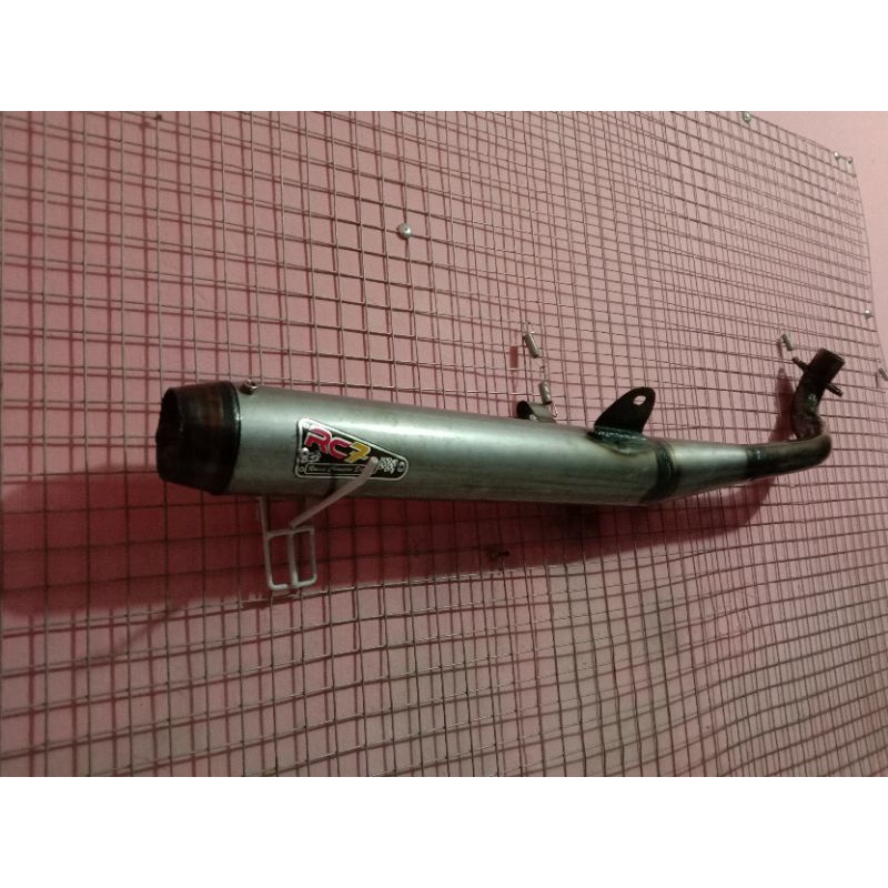 Knalpot F1zr Bravo Alfa model bambu suara gemrincing full plat