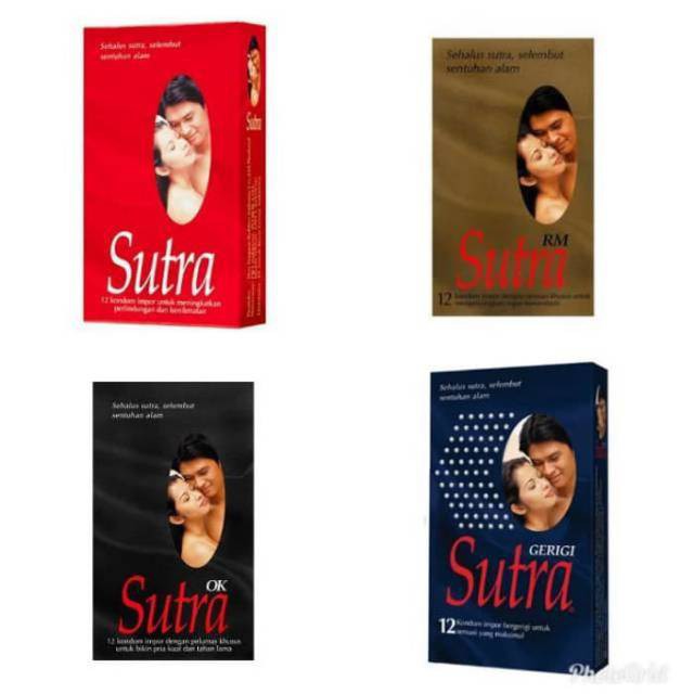PRIVASI J&T JNE Kondom Condom SUTRA Merah / RM / Plus / HITAM OK / Gerigi Biru isi 2 3 12