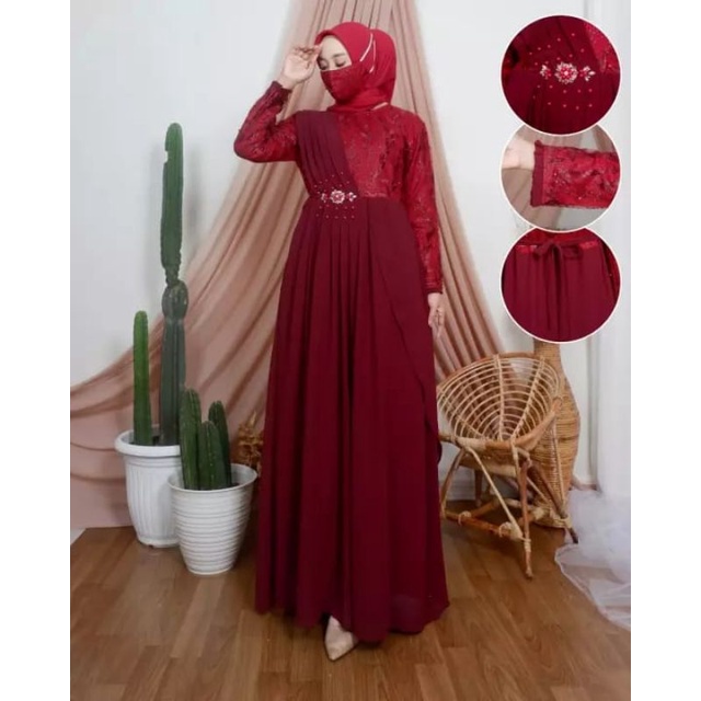 GAMIS TILE MUTIARA PAYET/GAMIS KEKINIAN/GAMIS PESTA