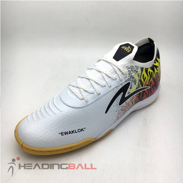Sepatu Futsal Specs Original Acc Lightspeed II IN Klok SE White 400917