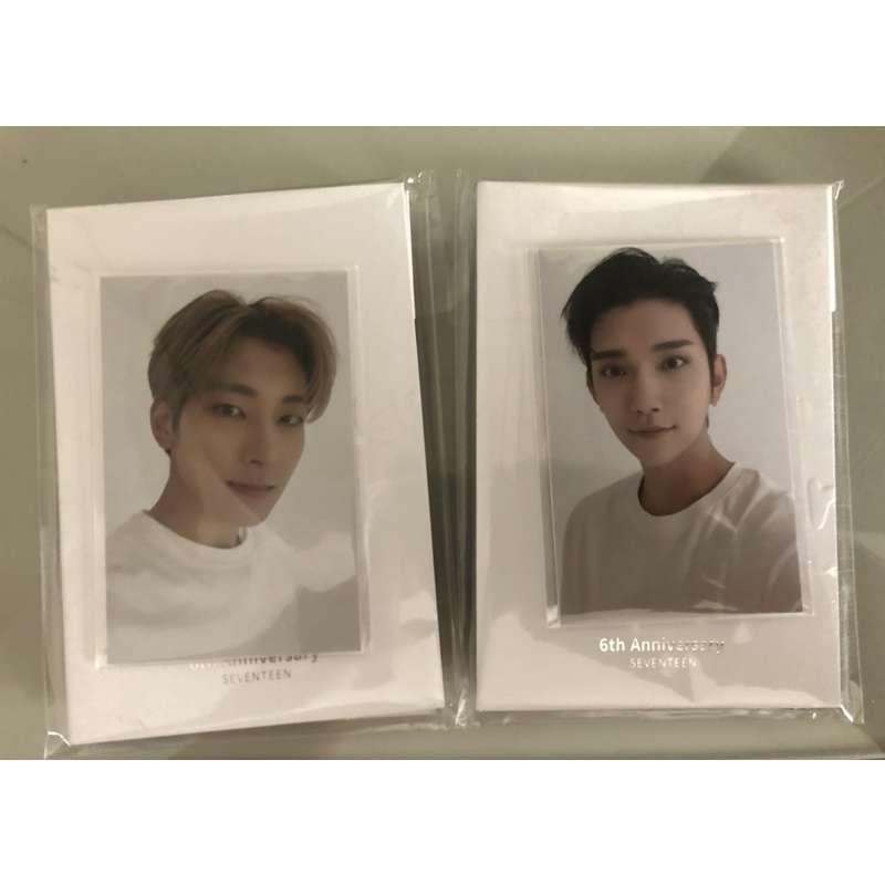 SEVENTEEN WONWOO JOSHUA VERNON 6TH ANNIVERSARY PENDANT PHOTOCARD PC OFFICIAL