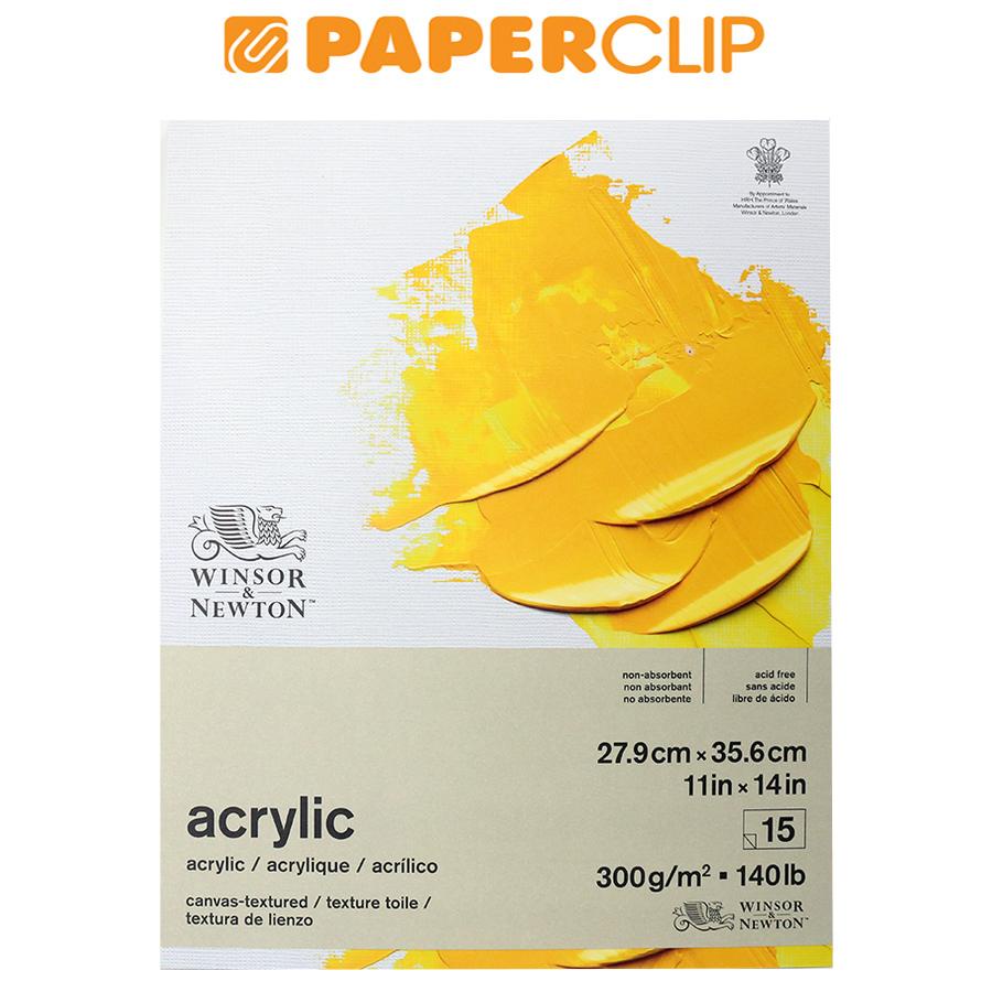 

ACRYLIC PAPER PAD WINSOR & NEWTON 300G 6534002 15S