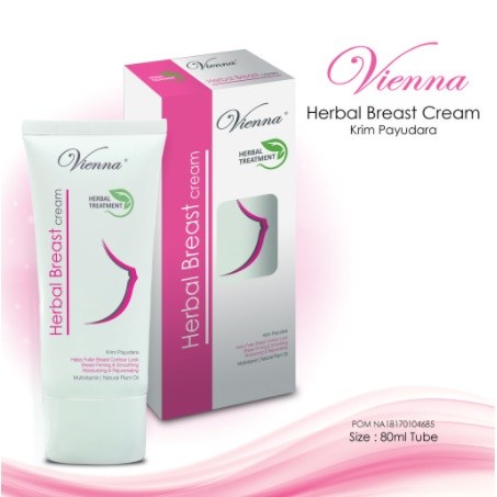 ★ BB ★ VIENNA Herbal Breast Cream With Pueraria Mirifica - 30ml - 80ml - Pengencang Payudara