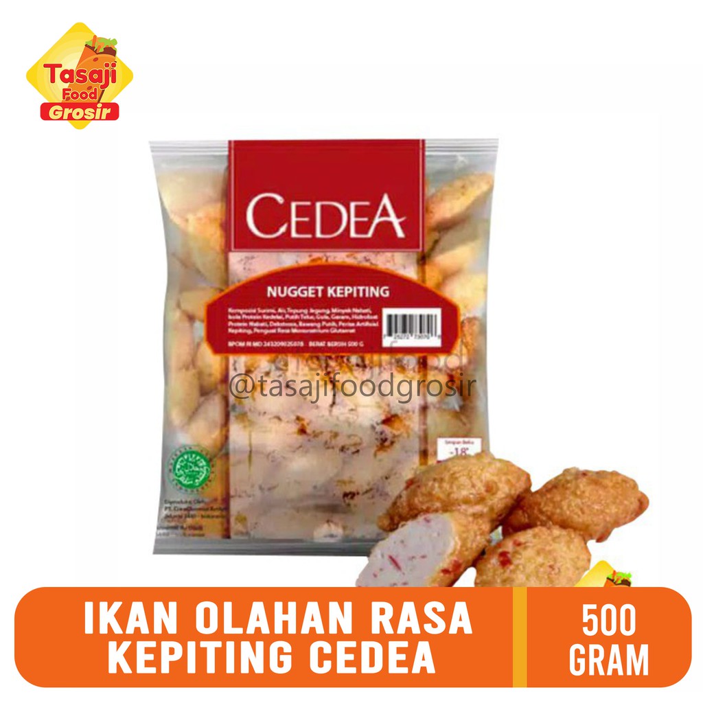 

Crab Nugget / Ikan Olahan Rasa Kepiting Cedea