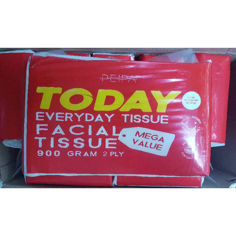 Cashback. tissue Today / Cheerful Day / Nice 900gram / Montiss 1000sheet  facial tissue-1