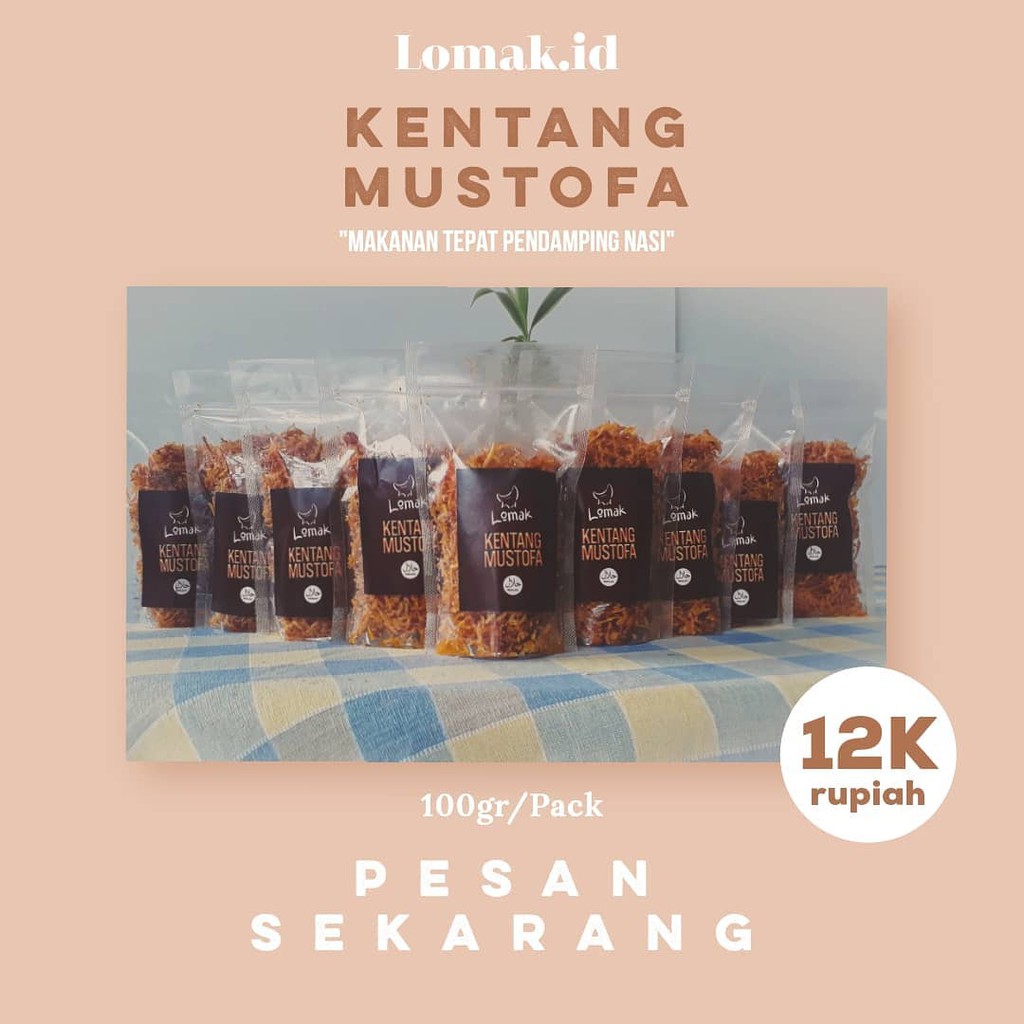 

kentang mustofa kering kentang lomak