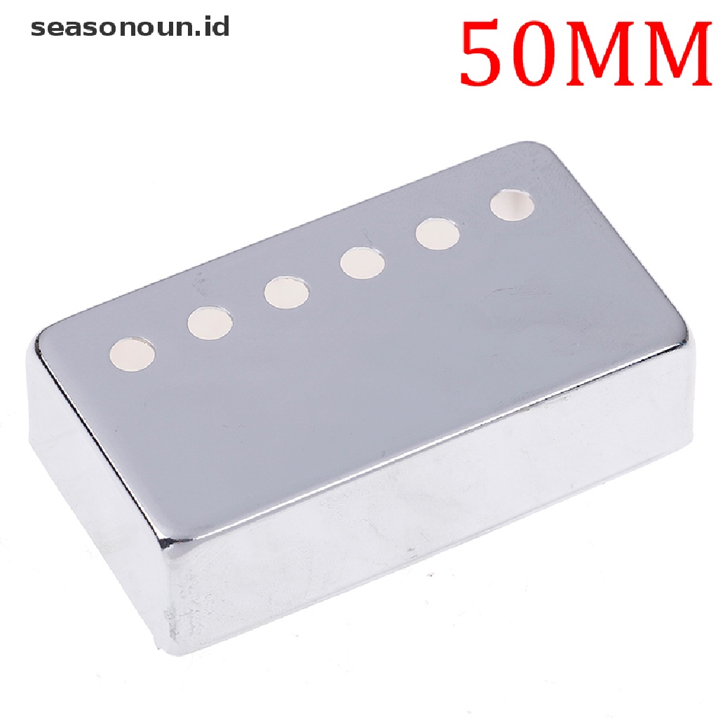 Cover pickup humbucker Bahan Metal Ukuran 50 / 52mm Untuk Gitar Elektrik